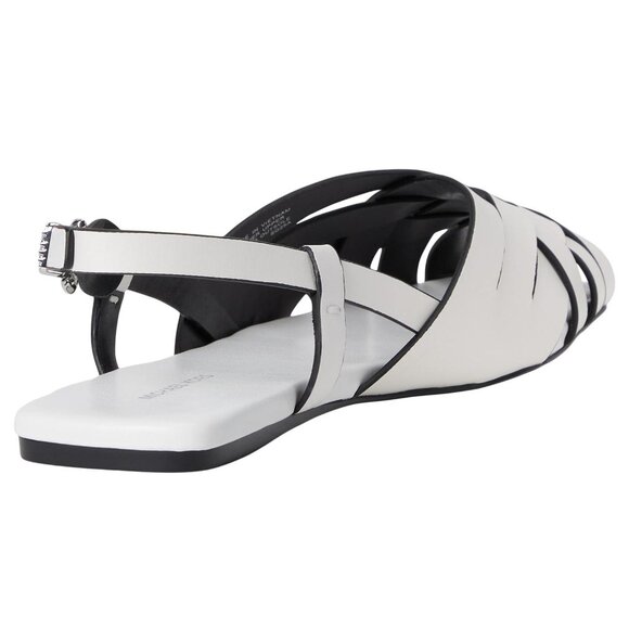 Michael by Michael Kors Womens Irene Sling Flat Pump 40S5IRFP1L Optical White 7M - Picture 11 of 13